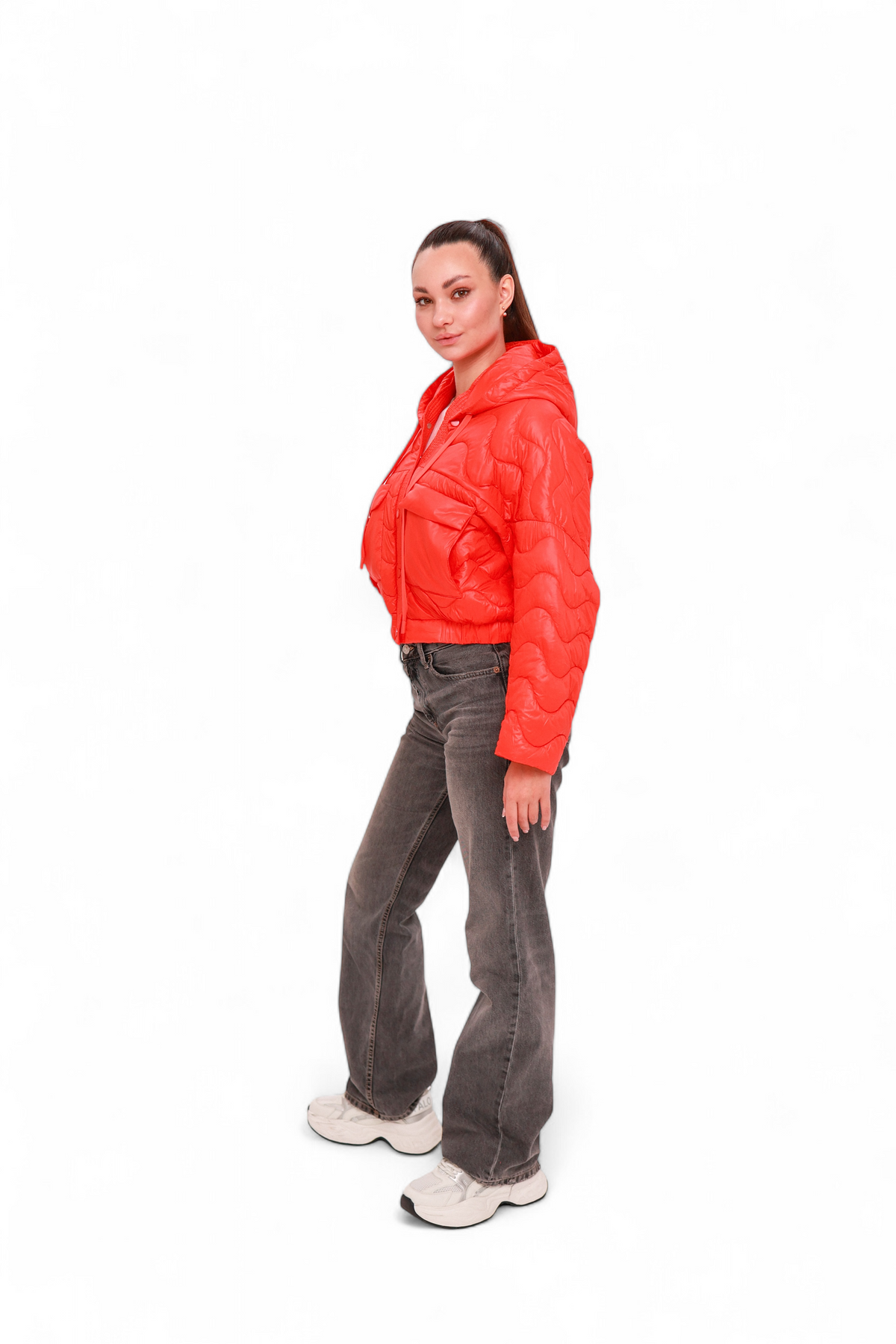 Coral Lexi cropped jacket by Alaska® Outerwear Company