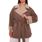 Sandro Cashmere Blend Overcoat in Latte
