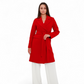 Lafayette Cashmere Blend Overcoat in Ruby