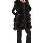 Genuine Alaska® Polar Fox Fur Vest, 90 cm, shown front view