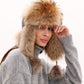 Genuine Racoon Fur Genuine Leather Hat