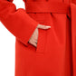 Chester Premium  Wool Cashmere Coat in Sicily Red