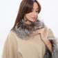 Saga®Furs Silver Fox Wool Cashmere Coat
