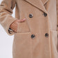 Genuine Lama Fur Virgin Wool Coat