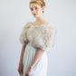 Blush / Beige Fur Wrap (Serena Blu02)