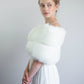 Ivory White Fur Wrap (Penelope Ivy07)