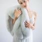 Light Gray Fur Wrap (Penelope LGry07)