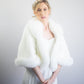 Ivory White Fur Jacket (Chole Wht01)