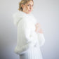 Ivory White Fur Cape (Juliet Wht01)