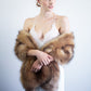 Honey Brown Fur Shawl (Lilian LBrw03)