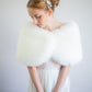 Ivory / White Fur Wrap (Serena Wht01)