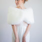 Ivory / White Fur Wrap (Serena Wht01)