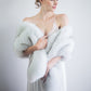 Light Gray / Silver Faux Fur Shawl (Lilian SGry01)