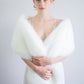 Ivory White Fur Shawl (Lilian Wht01)