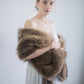 Brown Fur Shawl (Lilian Brw03)