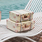 Minimalism Train Case - Cream White's