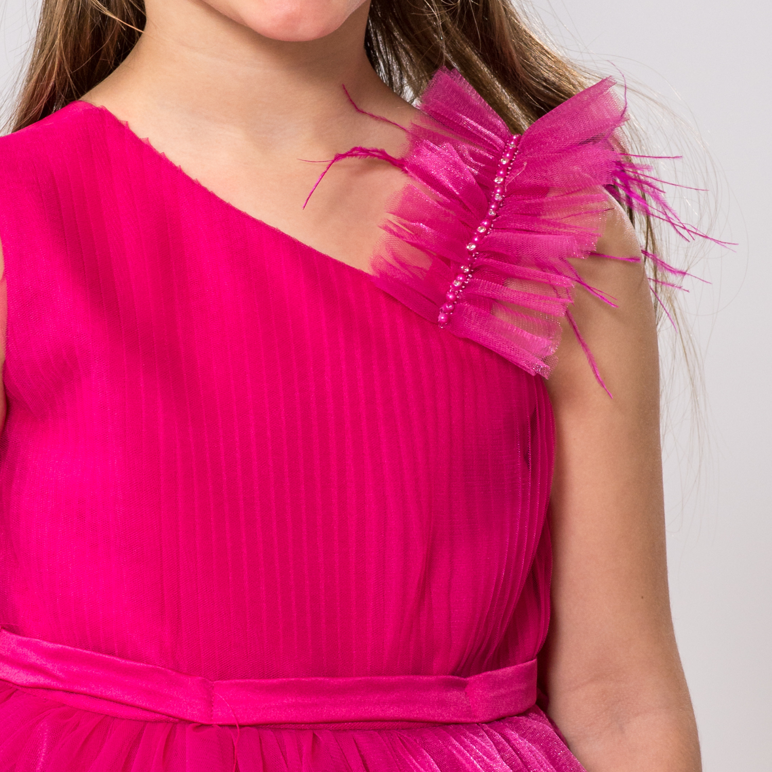 Fanny Fushia Short Dress - Farnelli