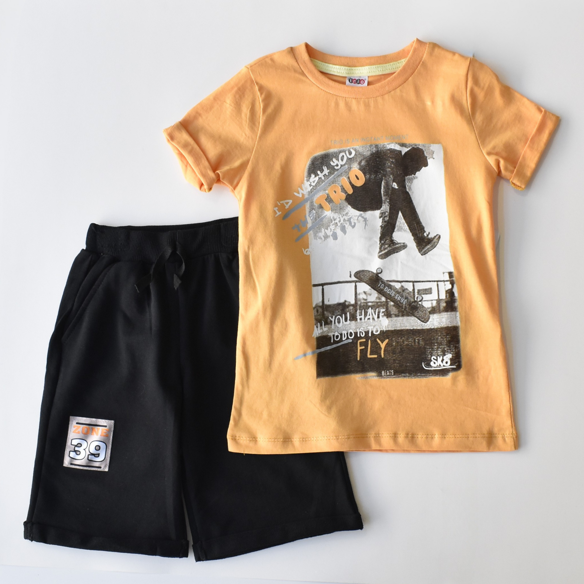 Skater Boy Casual Short Set - Farnelli