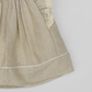 Frilly Beige Chic Baby Dress - Farnelli