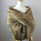 Brown Fur Shawl (Lilian Brw03)