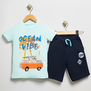 Ocean Vibe Casual Short Set - Farnelli