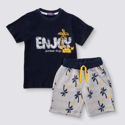 Tropical Joy Boys Casual Set - Farnelli
