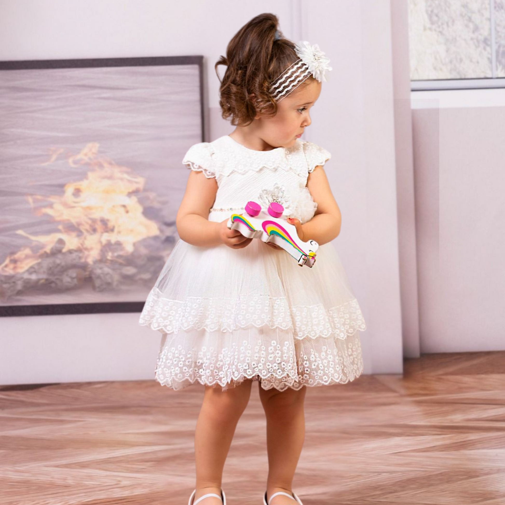 Sweet Vintage Formal Baby Dress - Farnelli