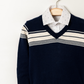 Navy Nice Sweater Jeans Set - Farnelli