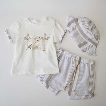 Baby Safari Unisex Short Set - Farnelli