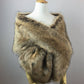 Brown Faux Fur Shawl (Lilian Brw03)