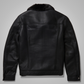 New Mens Black B3 Shearling Real Sheepskin Leather Trucker Flying Jacket