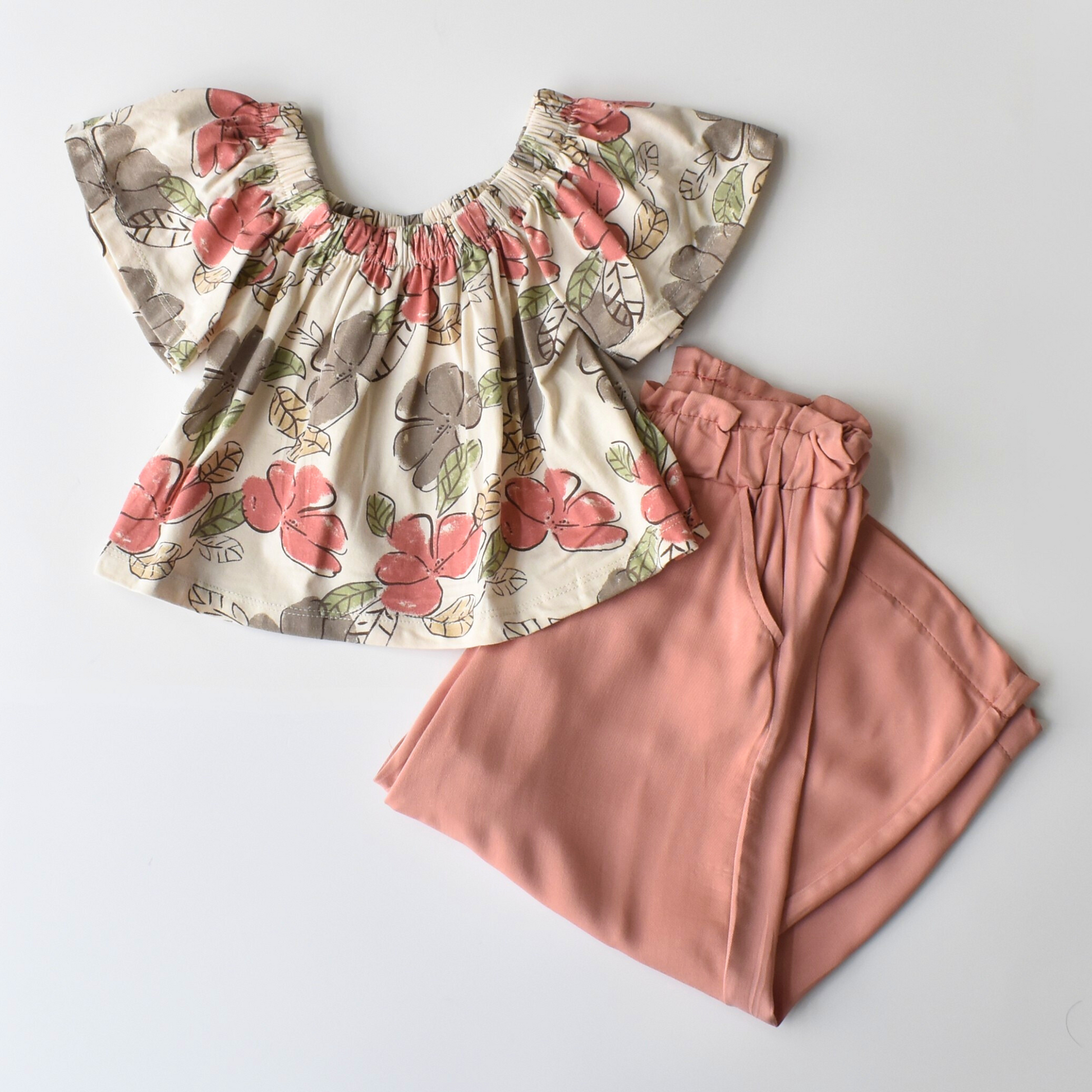 Floral Whispers Girls Casual Set-2