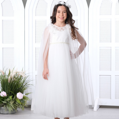 Celestial Lace Girls Formal Dress-0