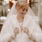 Ivory White Faux Fur Cape (Juliet Wht01)
