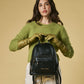 Martina (black) - Italian calf leather women's backpack