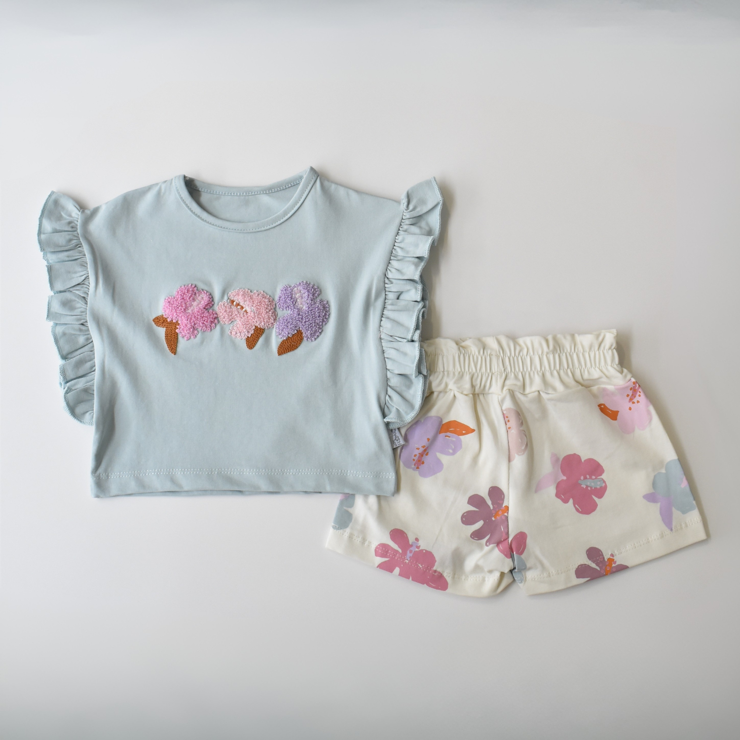 Summer Bloom Girls Casual Set-0