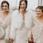 Ivory Faux Fur Bridal Jacket (Anna Ivy05)
