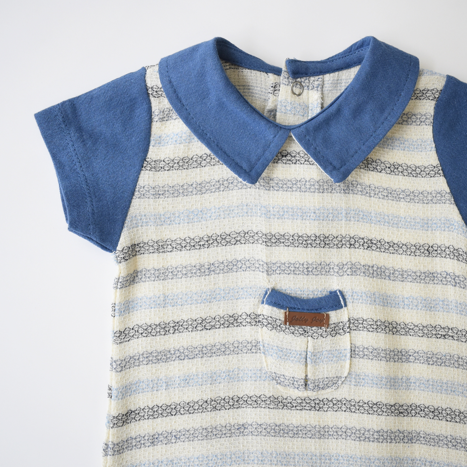 Striped Baby Dressy Overall-1