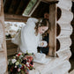 Ivory White Faux Fur Cape (Juliet Wht01)
