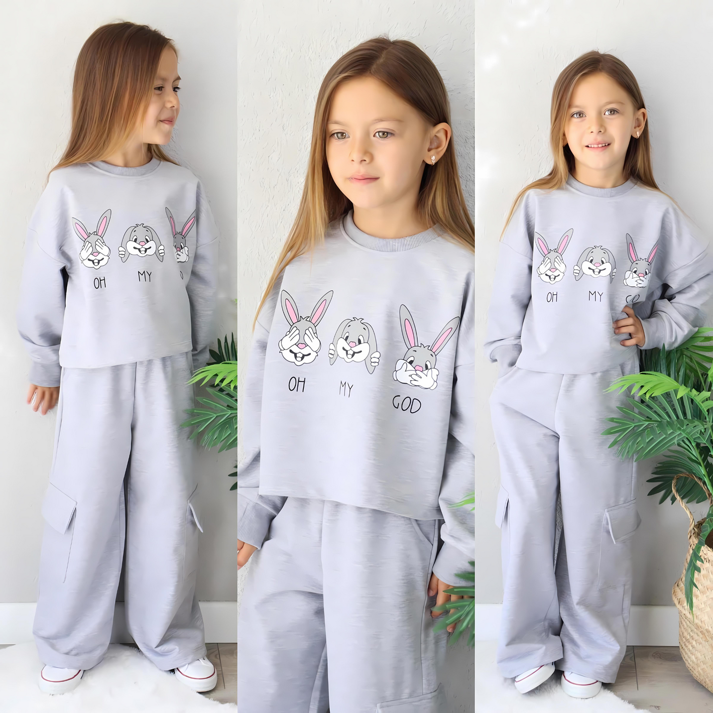 Funny Bunny Stylish Casual Set - Farnelli