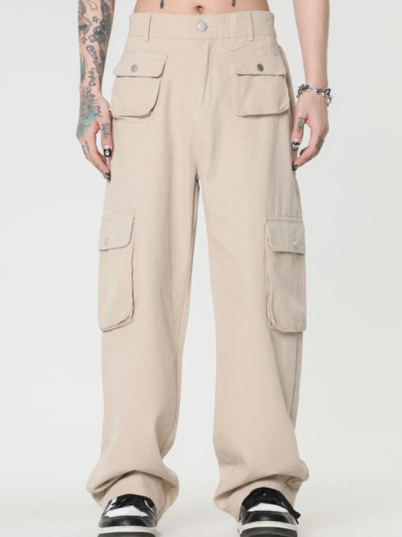 Men's Wide Leg Cargo Pants - Farnelli