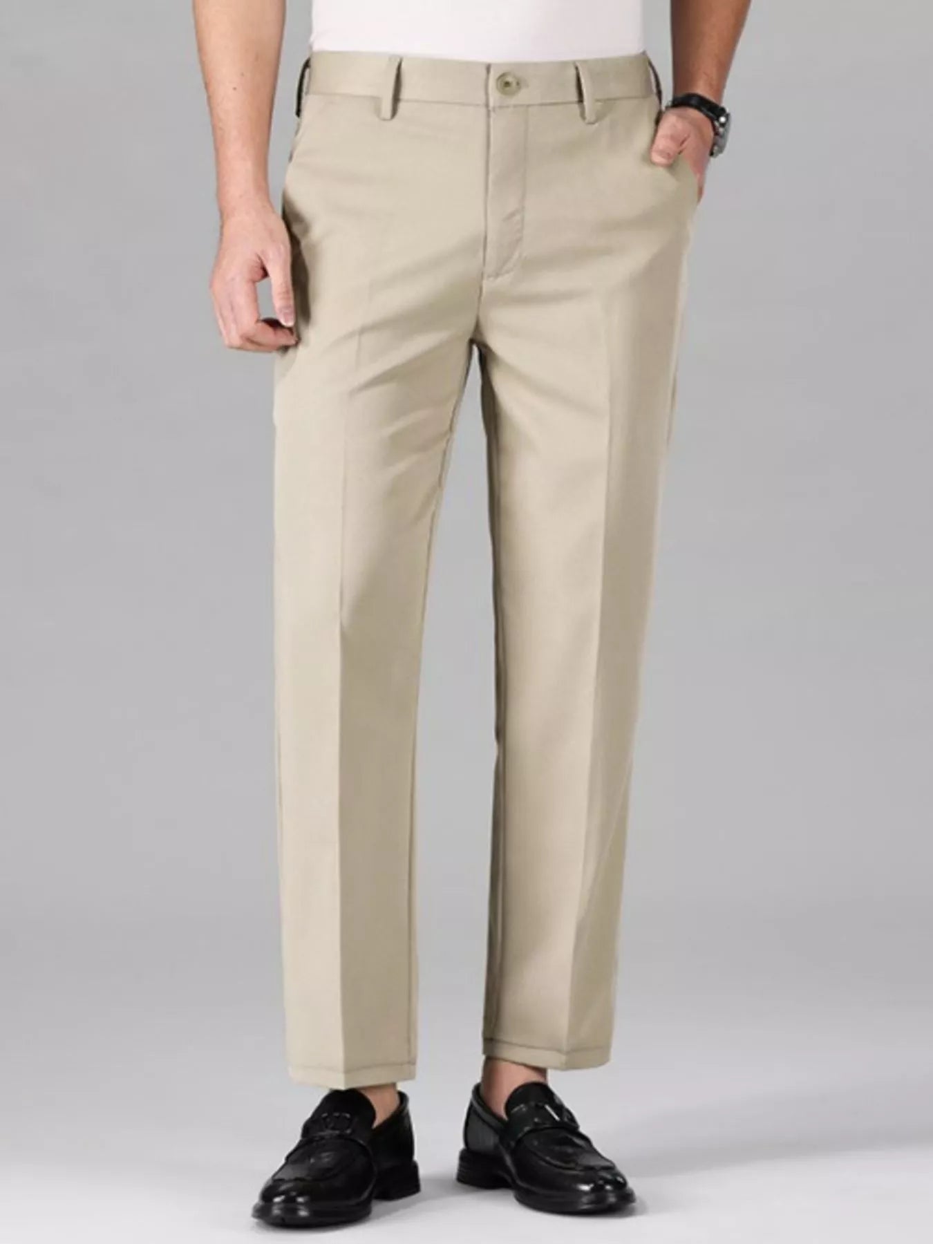 Men's Slim Fit Business Casual Pants - Farnelli