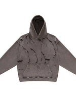 Men's Distressed Long Sleeve Hoodie - Farnelli