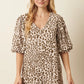 Mittoshop Animal Print Puff Sleeve Mini Dress - Farnelli