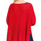 Zenana Dolman Sleeve V-Neck Sweater - Farnelli