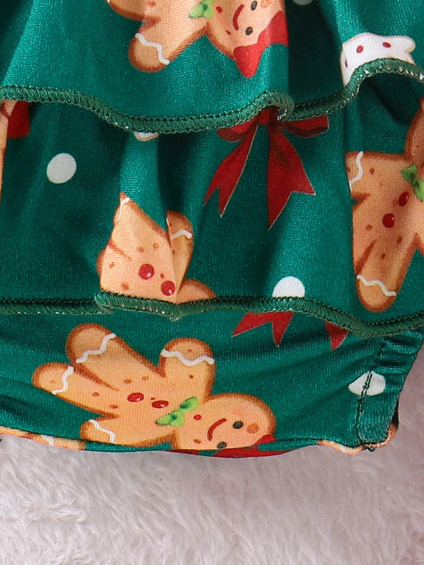 Children's My First Christmas Ruffle Sleeve Set - Farnelli