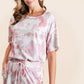 BiBi Tie Dye Print Terry Shorts With Side Pockets - Farnelli