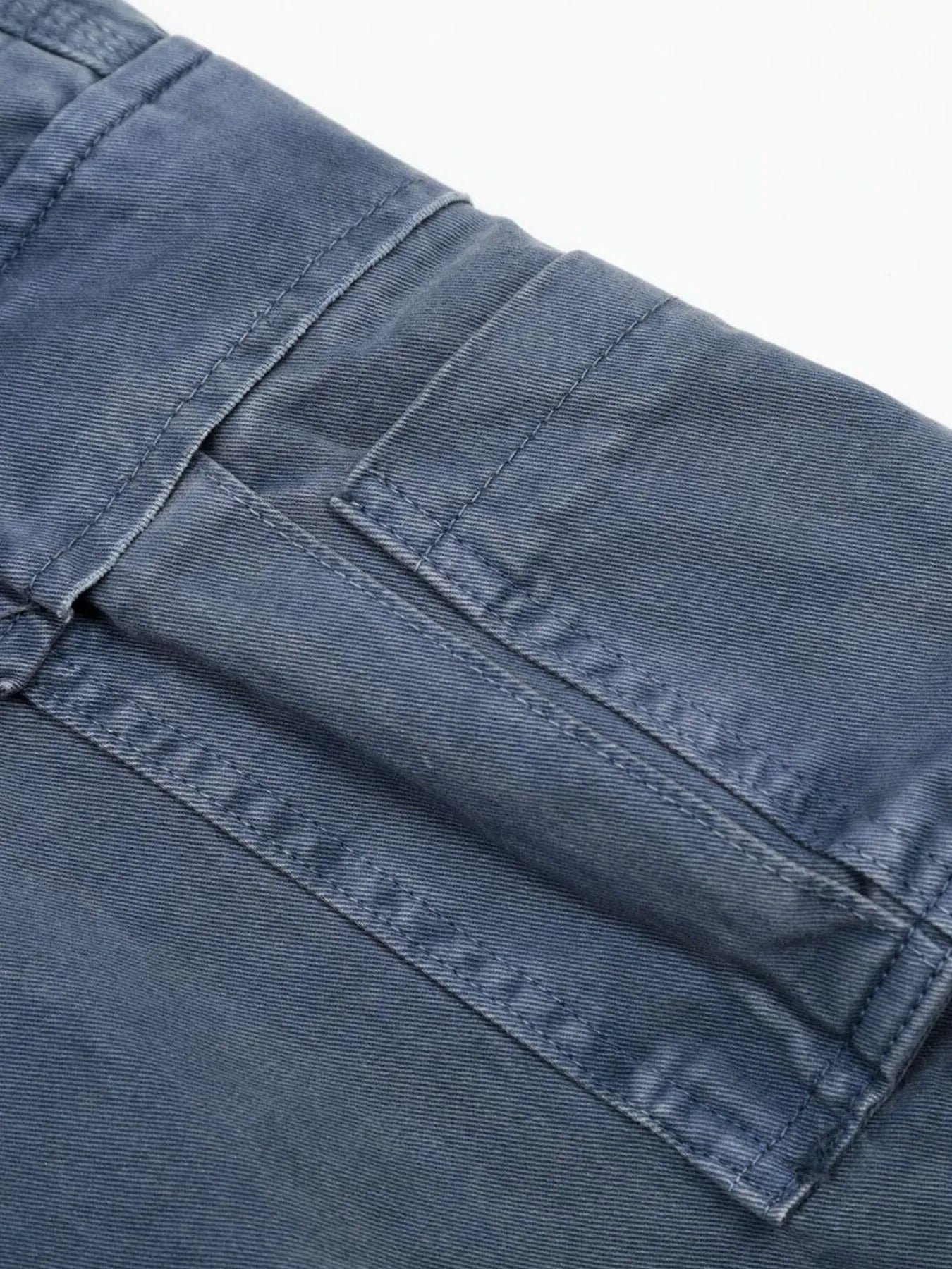 Men's Wide-Leg Cargo Jeans with Side Pockets - Farnelli