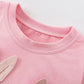 Children's Bunny Applique Long Sleeve T-Shirt - Farnelli