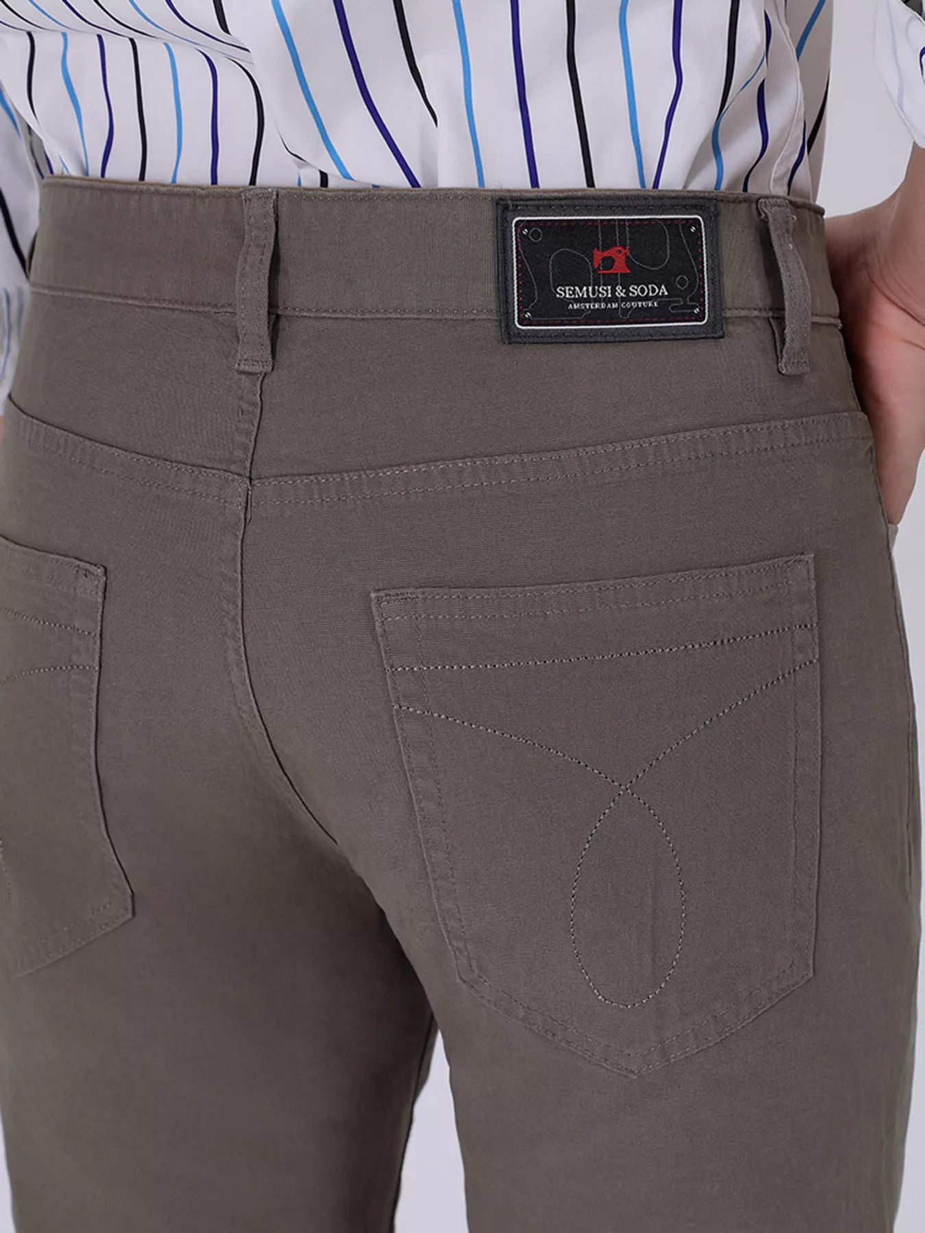 Men's Straight-Leg Casual Pants - Farnelli